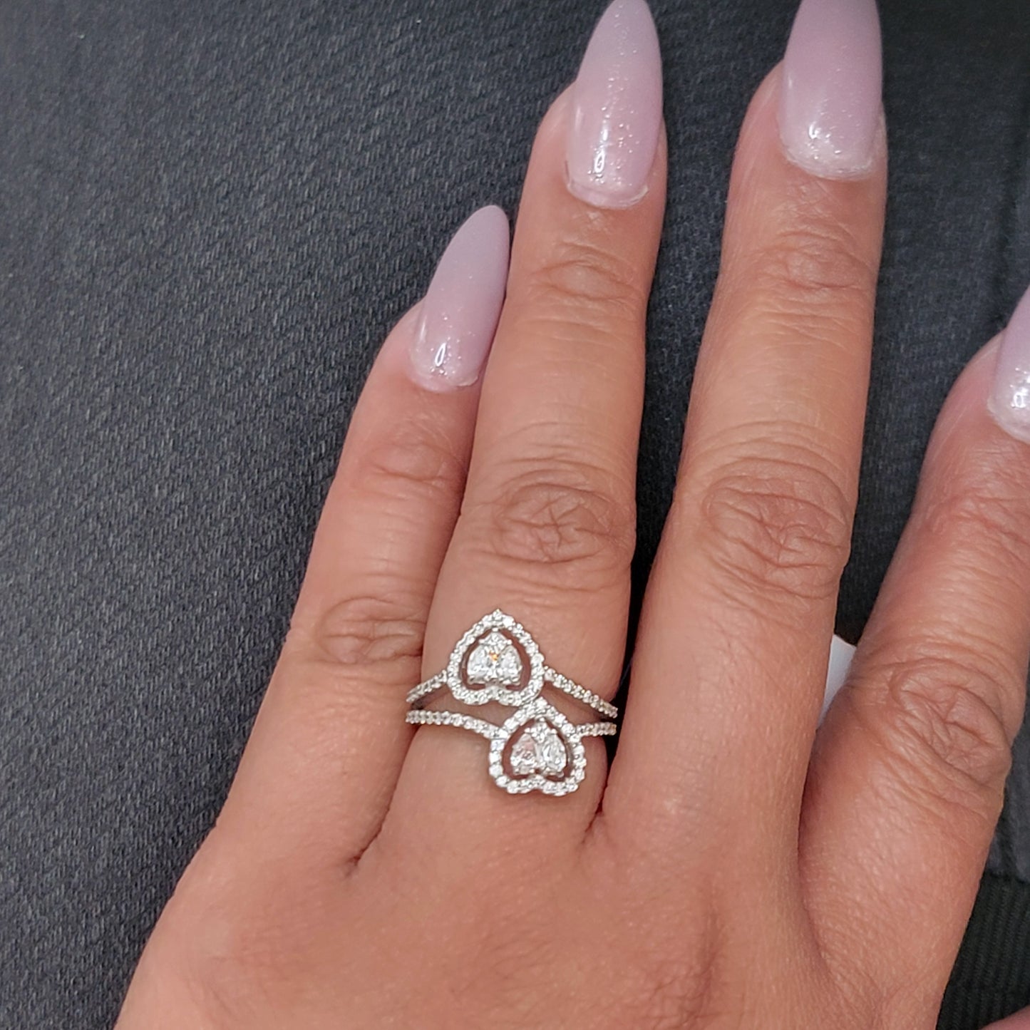 Double Heart Ring