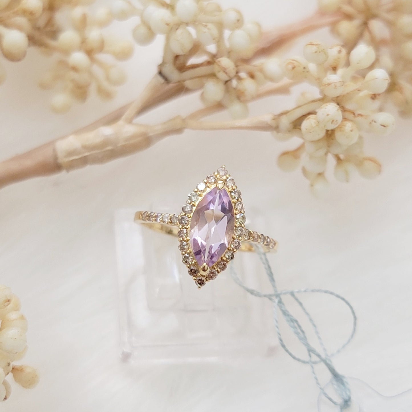 Pink Amethyst Ring