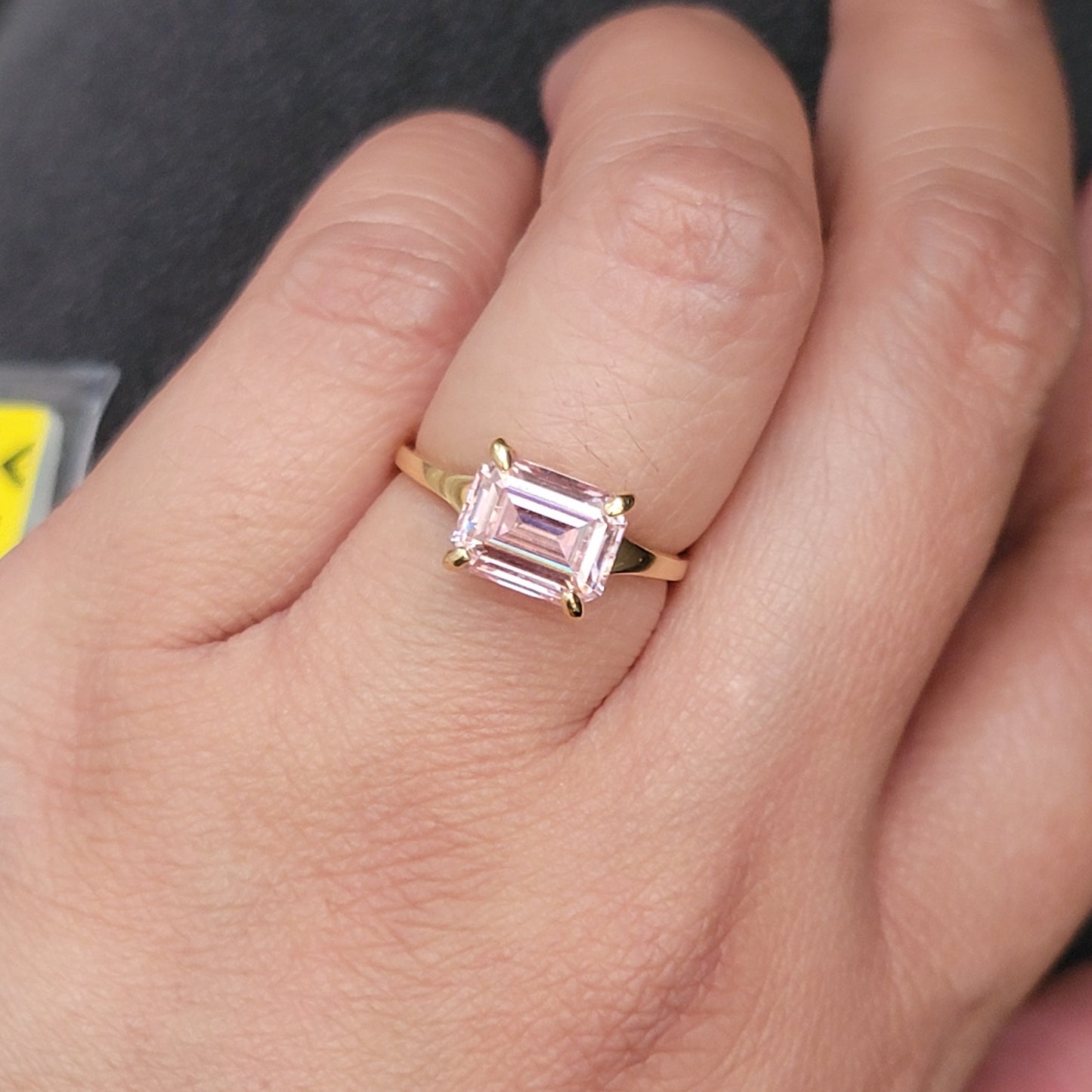 Sakura Moissanite Ring