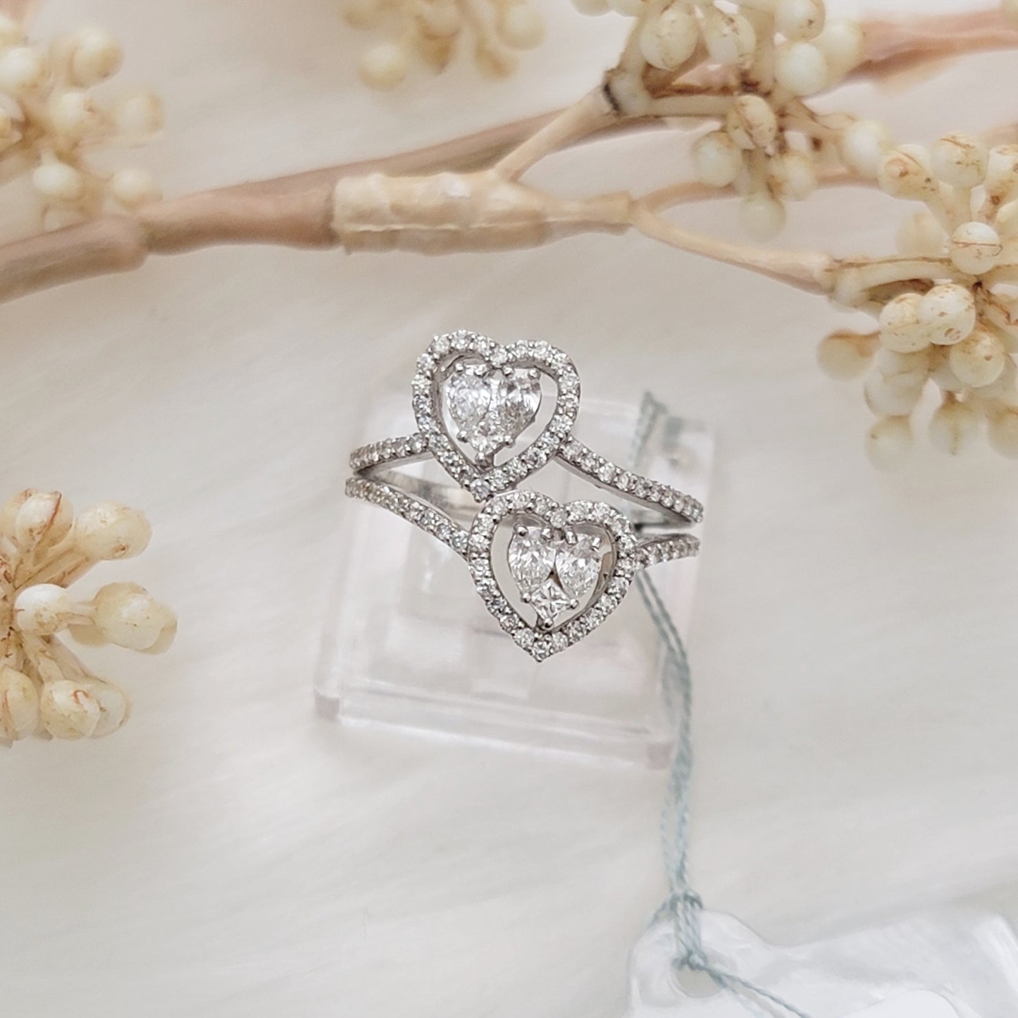 Double Heart Ring