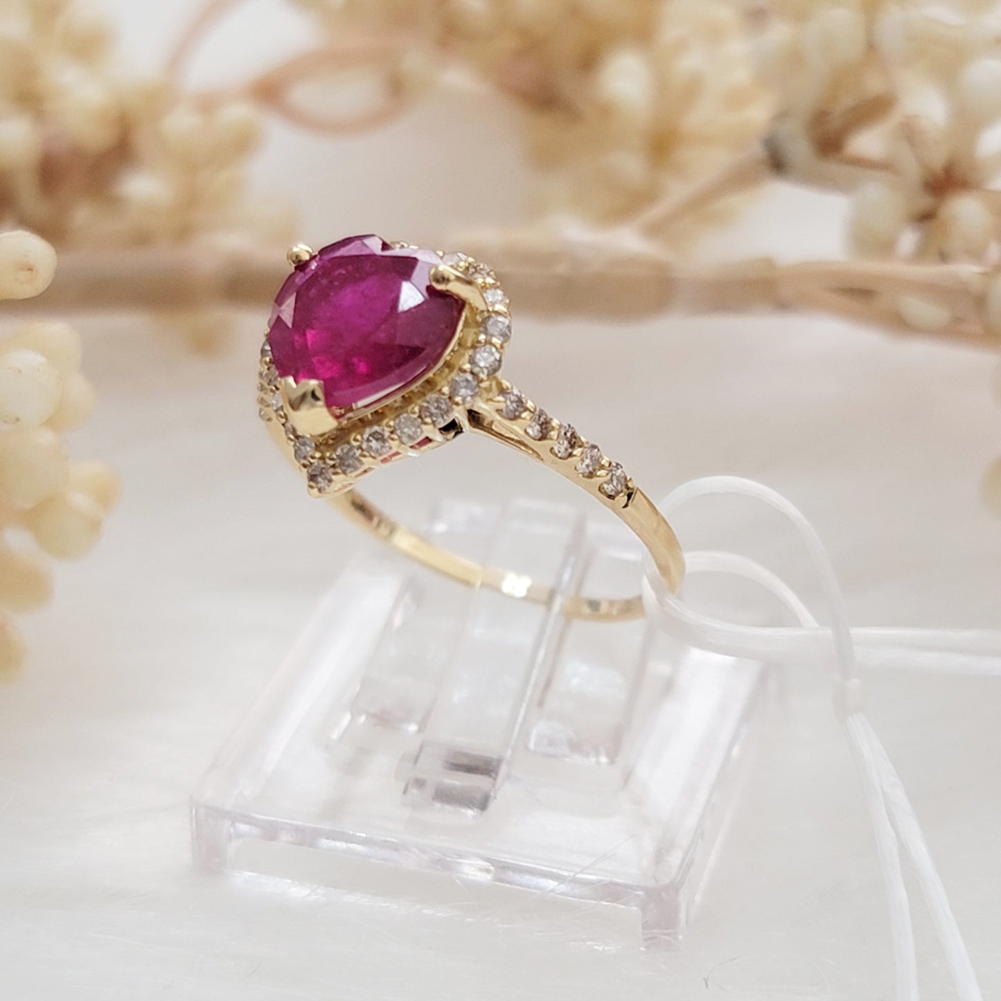 Heart Ruby Ring