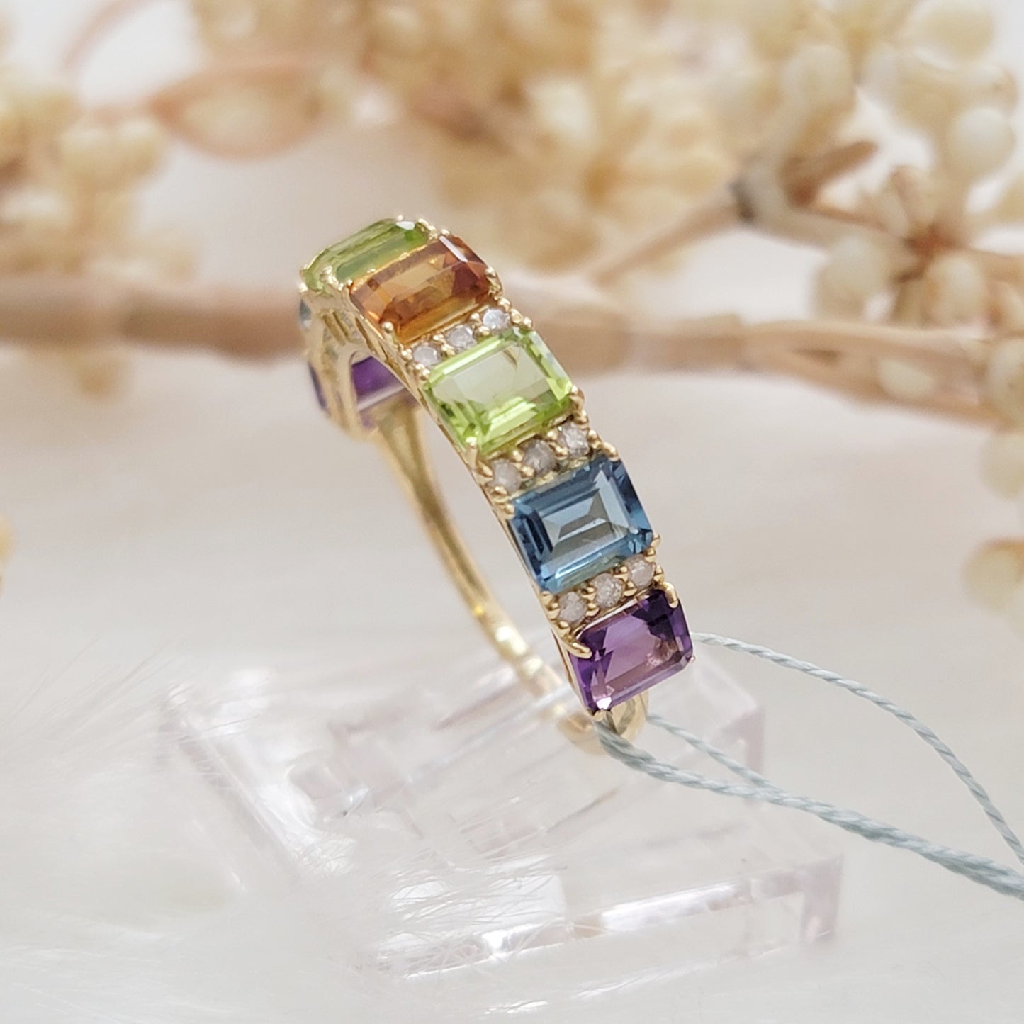 Multi Gem Ring