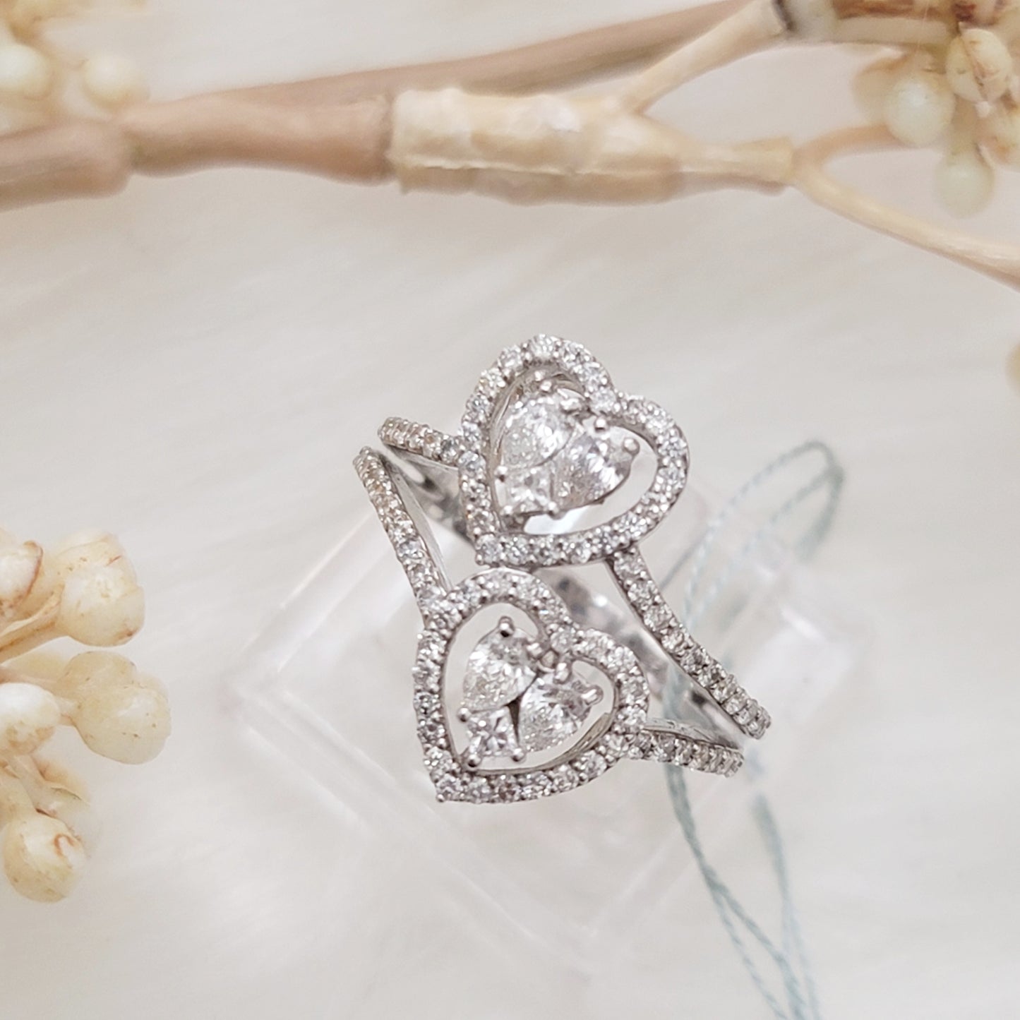 Double Heart Ring